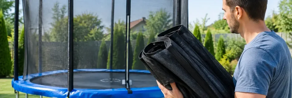 Trambulin védőháló csere méret kiválasztása