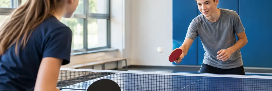 Az iskolai pingpong terem fejlesztése okosan