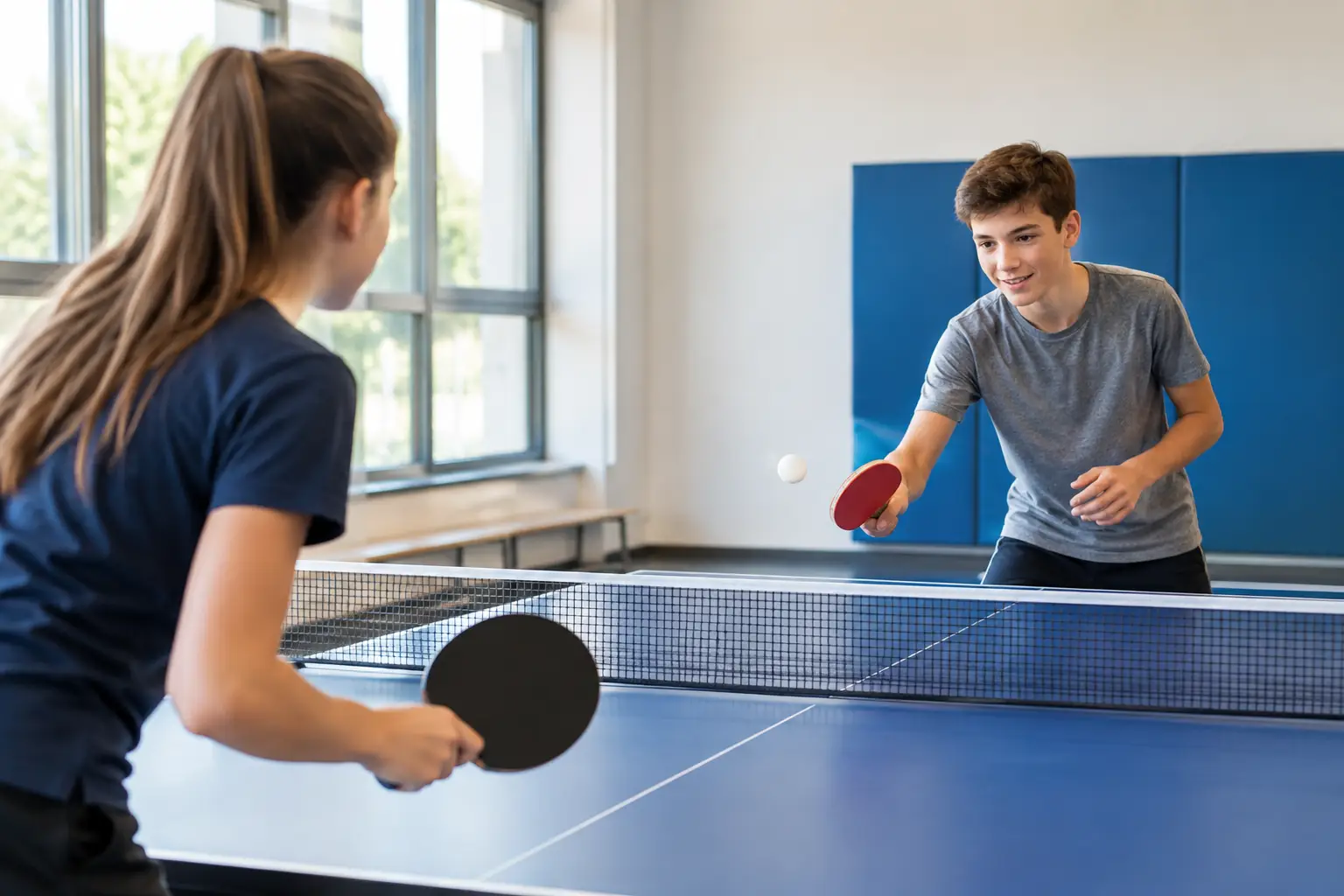 Az iskolai pingpong terem fejlesztése okosan